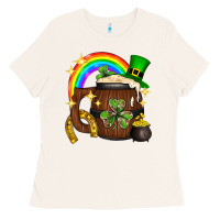 Bone st. patricks day barrel beer Ladies Tee - Neo Western