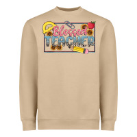 Mushroom blessed teacher Heavyweight Sweatshirt - MaliasSmallBusiness