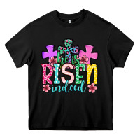 Black Easter Day He is risen indeed Heavy Core Tee - OliviaCreatesArt