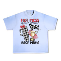 Grape Ice hot mess always stressed race mama Urban Heavy Tee - MaliasSmallBusiness