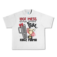 Lunar Rock hot mess always stressed race mama Urban Heavy Tee - MaliasSmallBusiness