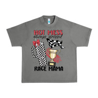 Tornado hot mess always stressed race mama Urban Heavy Tee - MaliasSmallBusiness