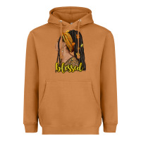 Meerkat Fall afro woman blessed Heavyweight Hoodie - NancyCooperArtShop