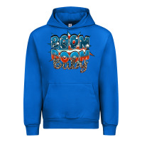 Cobalt Boom boom baby Urban Hoodie - FaDigitalArtStudio