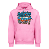 Fuchsia Pink Boom boom baby Urban Hoodie - FaDigitalArtStudio