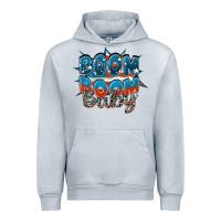 Heather Grey Boom boom baby Urban Hoodie - FaDigitalArtStudio