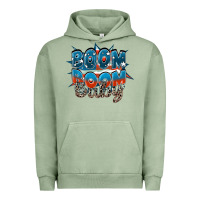 Pigment Oil Green Boom boom baby Urban Hoodie - FaDigitalArtStudio