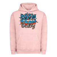 Pigment Salmon Boom boom baby Urban Hoodie - FaDigitalArtStudio