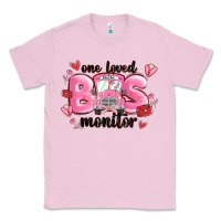 Bubblegum Pink one loved bus monitor Classic Tee - MaliasSmallBusiness