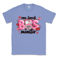 Colony Blue one loved bus monitor Classic Tee - MaliasSmallBusiness