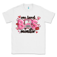 White one loved bus monitor Classic Tee - MaliasSmallBusiness