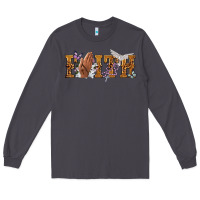 Smoke faith with praying hands Long Sleeve Tee - NancyCooperArtShop