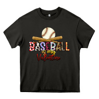 Asphalt baseball is my valentine Heavy Core Tee - RacoonDesign