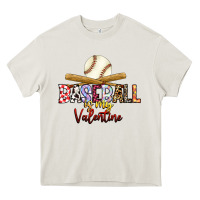Cream baseball is my valentine Heavy Core Tee - RacoonDesign
