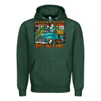 Sports Green country roads take me home old western truck Zipper Hoodie - Jasminsmagicworld
