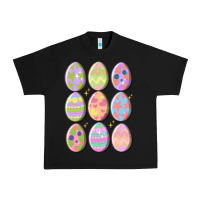 Black vintage easter eggs Urban Heavy Tee - MaliasSmallBusiness