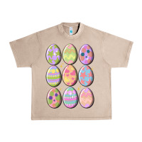 French Oak vintage easter eggs Urban Heavy Tee - MaliasSmallBusiness