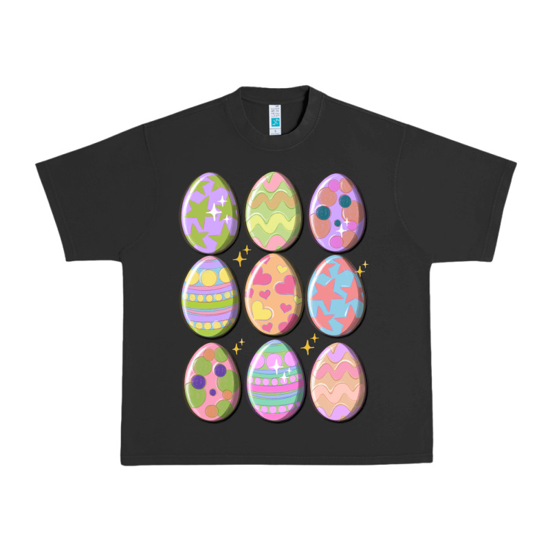 Vintage Easter Eggs Urban Heavy Tee by MaliasSmallBusiness | Teevron