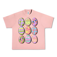 Salmon vintage easter eggs Urban Heavy Tee - MaliasSmallBusiness