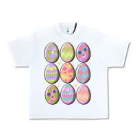 White vintage easter eggs Urban Heavy Tee - MaliasSmallBusiness