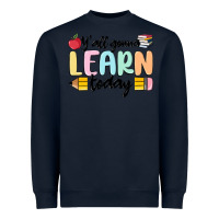 Navy y'all gonna learn today Heavyweight Sweatshirt - MaliasSmallBusiness
