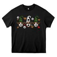 Black soccer gnome Heavy Core Tee - HRA Design Shop