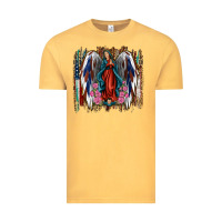 Vintage Mustard Lady of Guadalupe 4th of july Vintage Tee - Jasminsmagicworld
