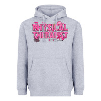Heather Grey breast cancer physical therapist Heavyweight Hoodie - texasbilliewilder