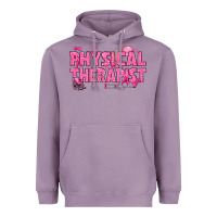 Lavender breast cancer physical therapist Heavyweight Hoodie - texasbilliewilder