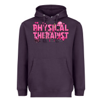 Plum breast cancer physical therapist Heavyweight Hoodie - texasbilliewilder