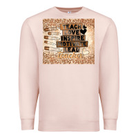 Pale Pink black teacher Premium Sweatshirt - TumblerDesignByShophia