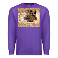 Purple black teacher Premium Sweatshirt - TumblerDesignByShophia