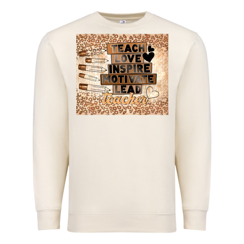 Black Teacher Premium Sweatshirt by TumblerDesignByShophia | Teevron