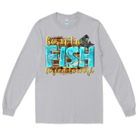 Moon Dust born to fish forced to work Long Sleeve Tee - NancyCooperArtShop