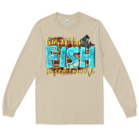 Mushroom born to fish forced to work Long Sleeve Tee - NancyCooperArtShop