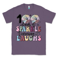 100 Days Of Sparkle Learning And Laugh Faux Sequin Classic Tee | Teevron
