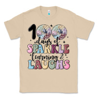 Mushroom 100 days of sparkle learning and laugh faux sequin Classic Tee - MaliasSmallBusiness