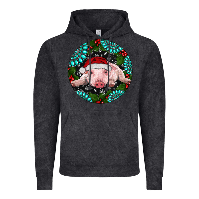 Baby Pig Christmas Vintage Hoodie by RanaPortraitStore | Teevron