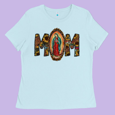 Mom Ladies Tee Designed By Sublimationcraftshop