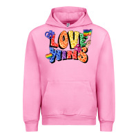 Fuchsia Pink Love wins Urban Hoodie - FaDigitalArtStudio