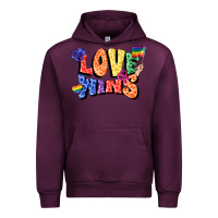 Mauve Wine Love wins Urban Hoodie - FaDigitalArtStudio