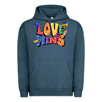 Pigment Midnight Navy Love wins Urban Hoodie - FaDigitalArtStudio