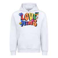 White Love wins Urban Hoodie - FaDigitalArtStudio
