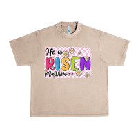French Oak checkered risen Urban Heavy Tee - MaliasSmallBusiness