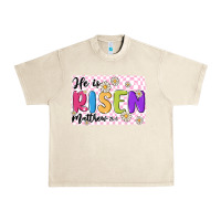 Sandshell checkered risen Urban Heavy Tee - MaliasSmallBusiness