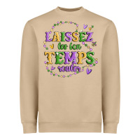 Mushroom laissez les bon temps rouler Heavyweight Sweatshirt - MaliasSmallBusiness