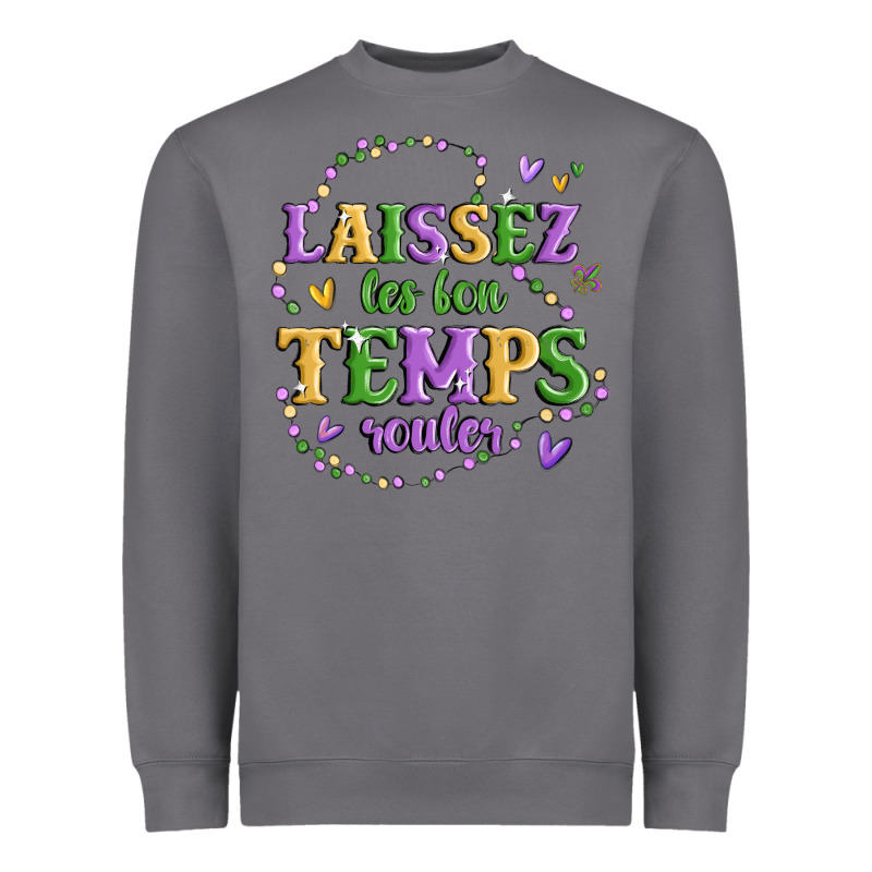 Laissez Les Bon Temps Rouler Heavyweight Sweatshirt by MaliasSmallBusiness | Teevron