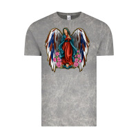 Cloud Rock Angel Wing Lady of Guadalupe 4th of July Vintage Tee - Jasminsmagicworld