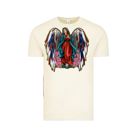 Vintage Arctic Angel Wing Lady of Guadalupe 4th of July Vintage Tee - Jasminsmagicworld