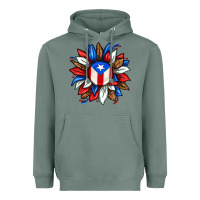Sage puerto rico sunflower Heavyweight Hoodie - texasbilliewilder